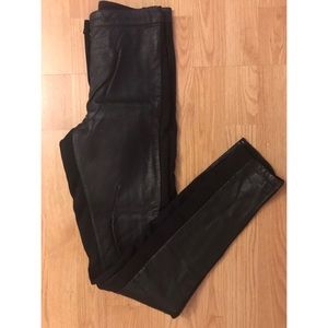 H&M Faux Leather Pants